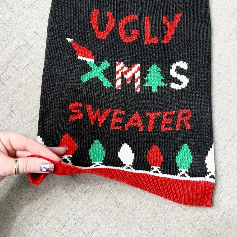 Dog Ugly Christmas Holiday Sweater Pet Clothes Nwt